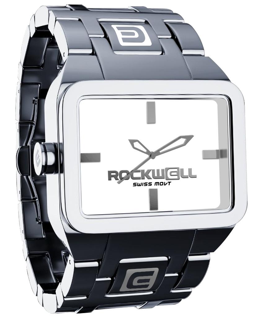 Duel Time (Silver/White) Watch by MyHackerTech