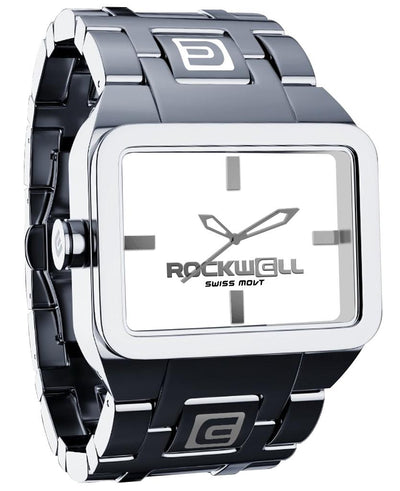 Duel Time (Silver/White) Watch by MyHackerTech