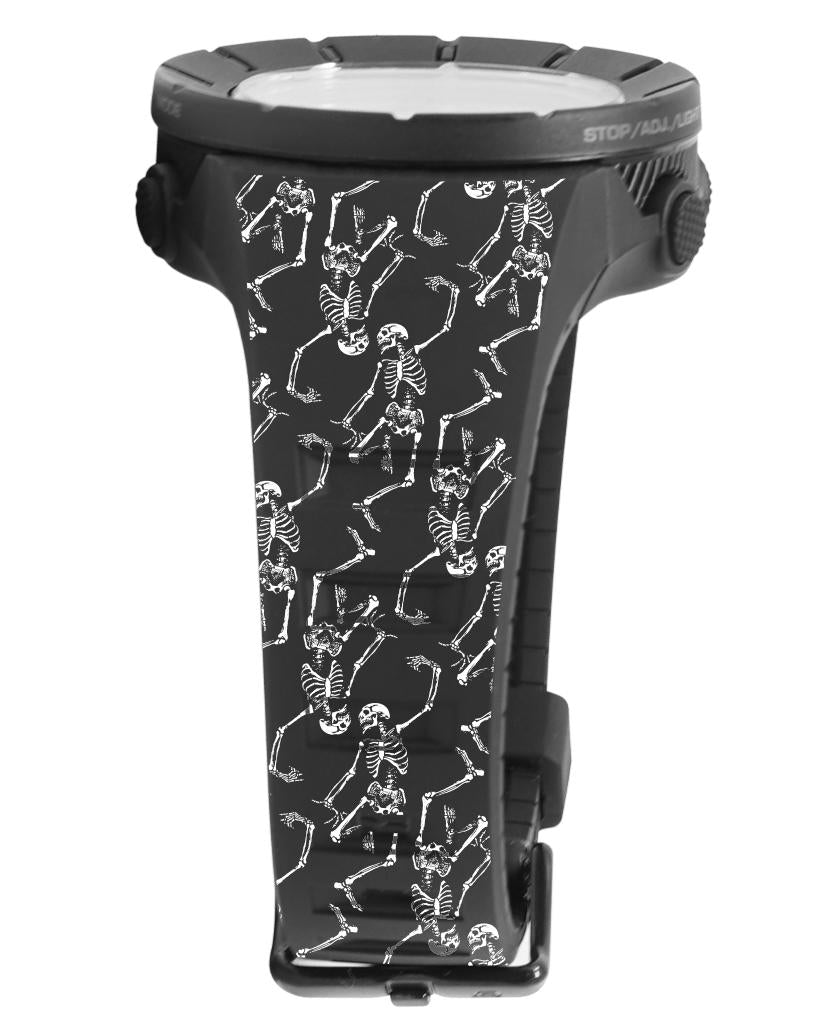 The Coliseum Fit™ - Skeleton Pattern FORUM EDITION (Phantom Black) Watch by MyHackerTech