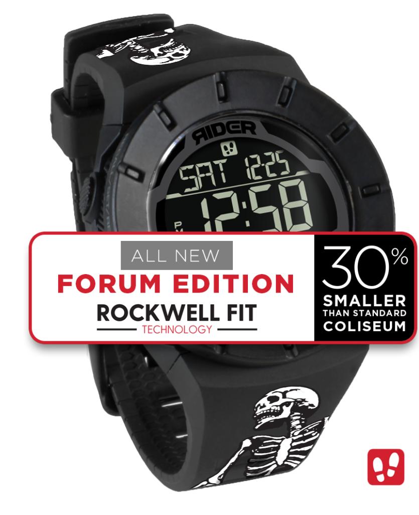 The Coliseum Fit™ - Skeleton FORUM EDITION (Phantom Black) Watch by MyHackerTech