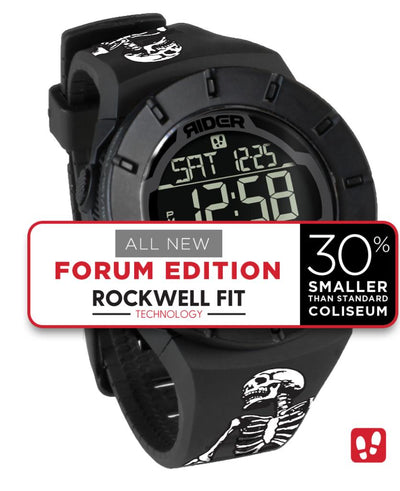 The Coliseum Fit™ - Skeleton FORUM EDITION (Phantom Black) Watch by MyHackerTech