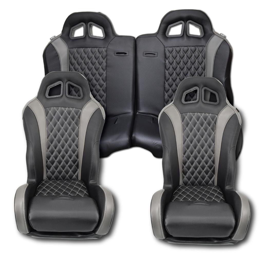 Aces Racing - 2024+ Polaris XP Bench Seat and Bucket Seat Combo by ...