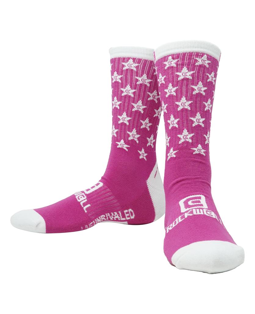 Star Socks - Pink by MyHackerTech