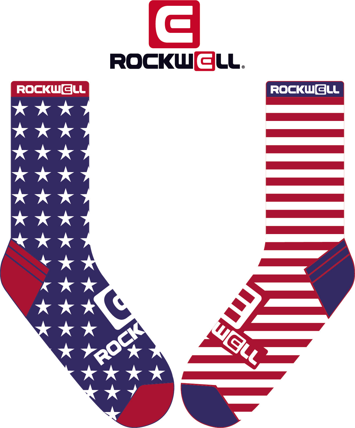 Crew Socks - Stars and Stripes by MyHackerTech