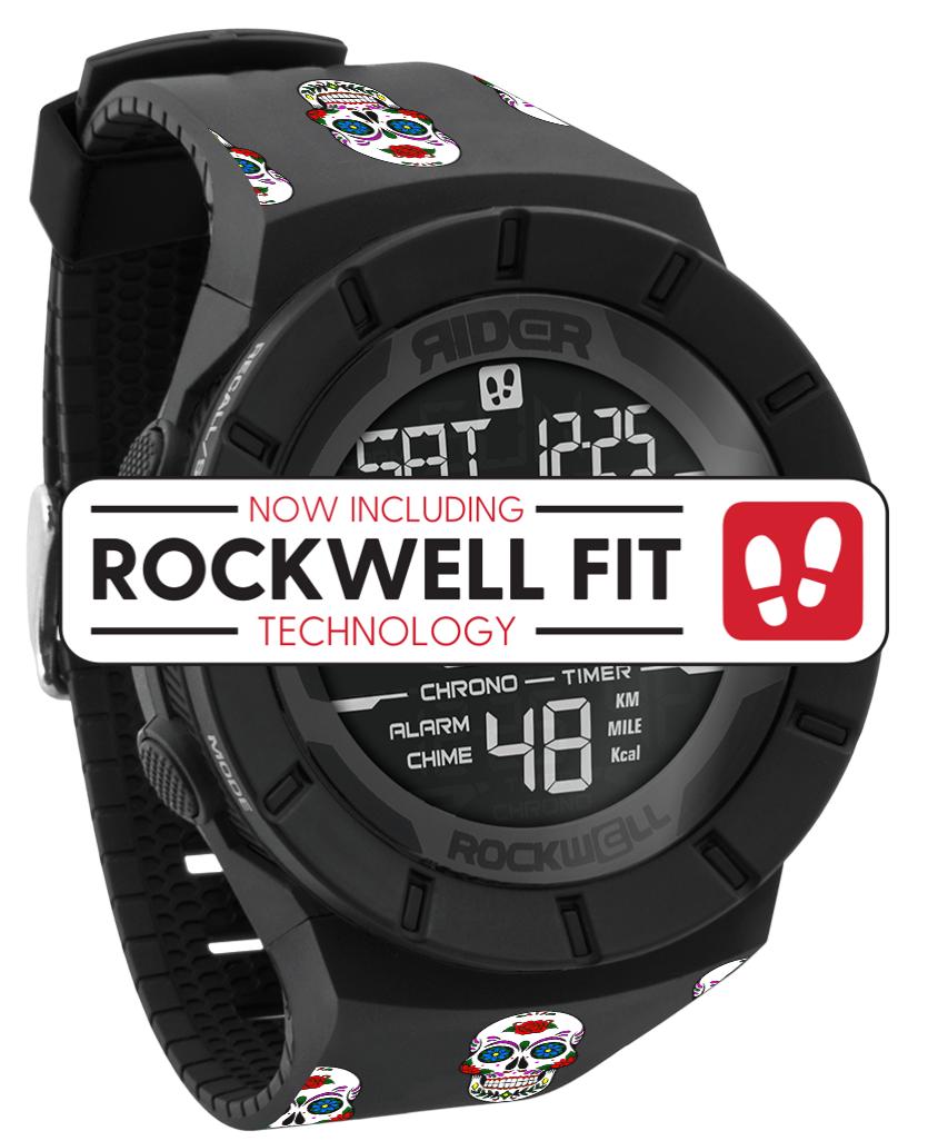 Coliseum Fit™ - Sugar Skull Edition (Phantom Black) Watch by MyHackerTech