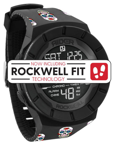 Coliseum Fit™ - Sugar Skull Edition (Phantom Black) Watch by MyHackerTech