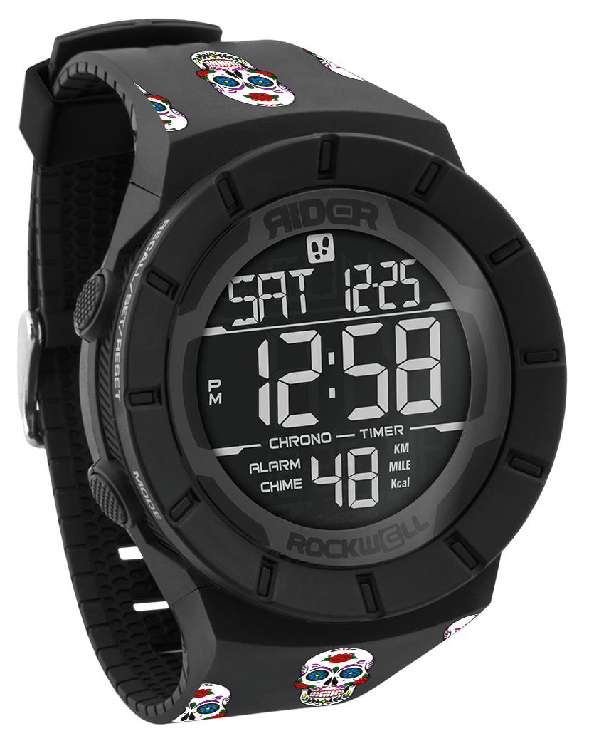 Coliseum Fit™ - Sugar Skull Edition (Phantom Black) Watch by MyHackerTech