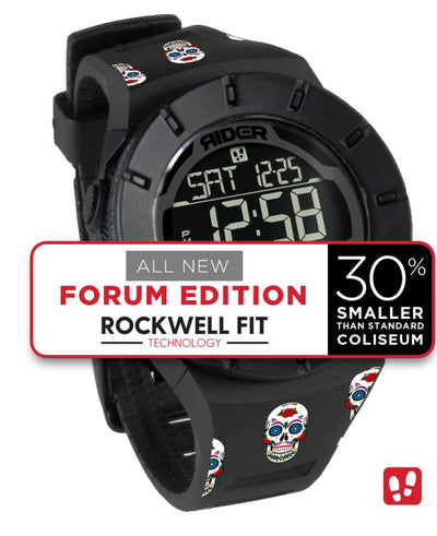 The Coliseum Fit™ - Sugar Skull FORUM EDITION (Phantom Black) Watch by MyHackerTech