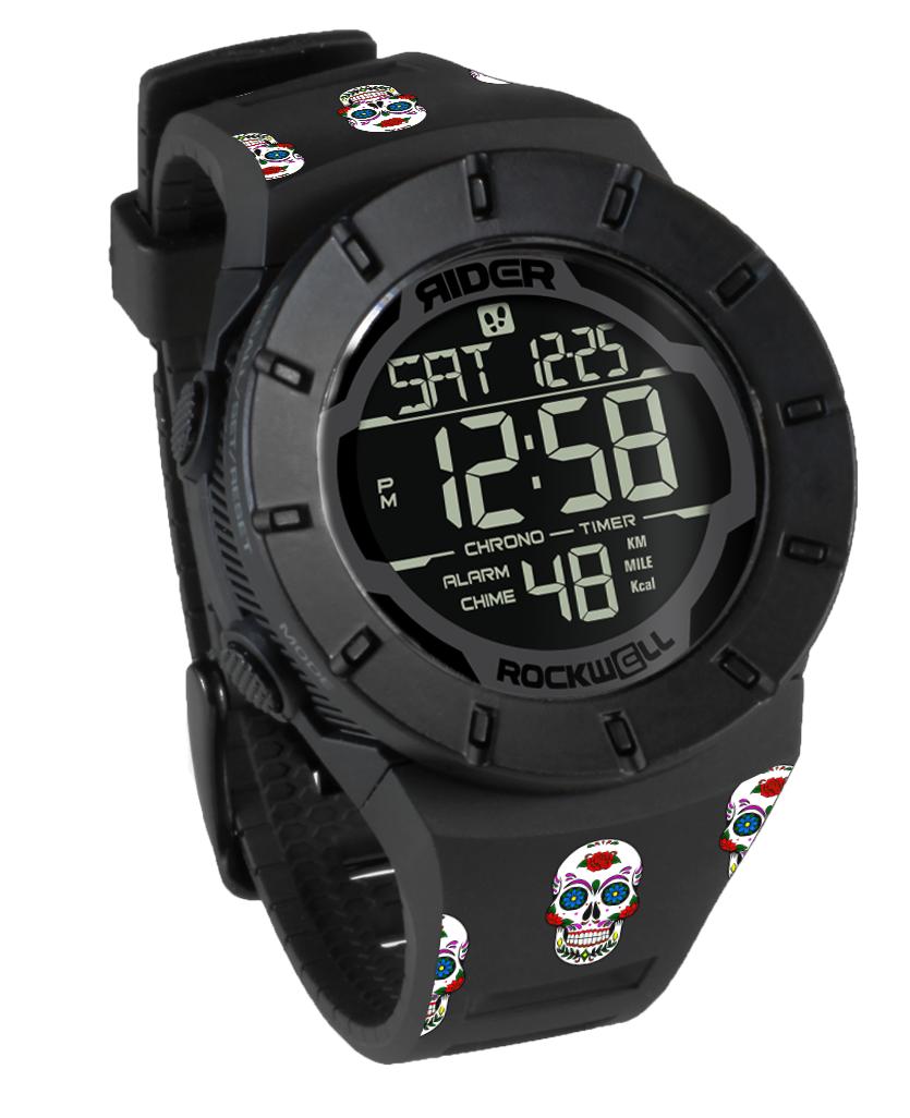 The Coliseum Fit™ - Sugar Skull FORUM EDITION (Phantom Black) Watch by MyHackerTech