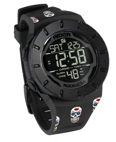 The Coliseum Fit™ - Sugar Skull FORUM EDITION (Phantom Black) Watch by MyHackerTech