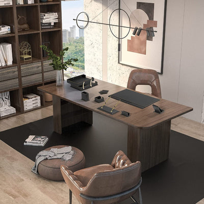 MOOG Classic Leather Desk Set - 12 PCS by MyHackerTech