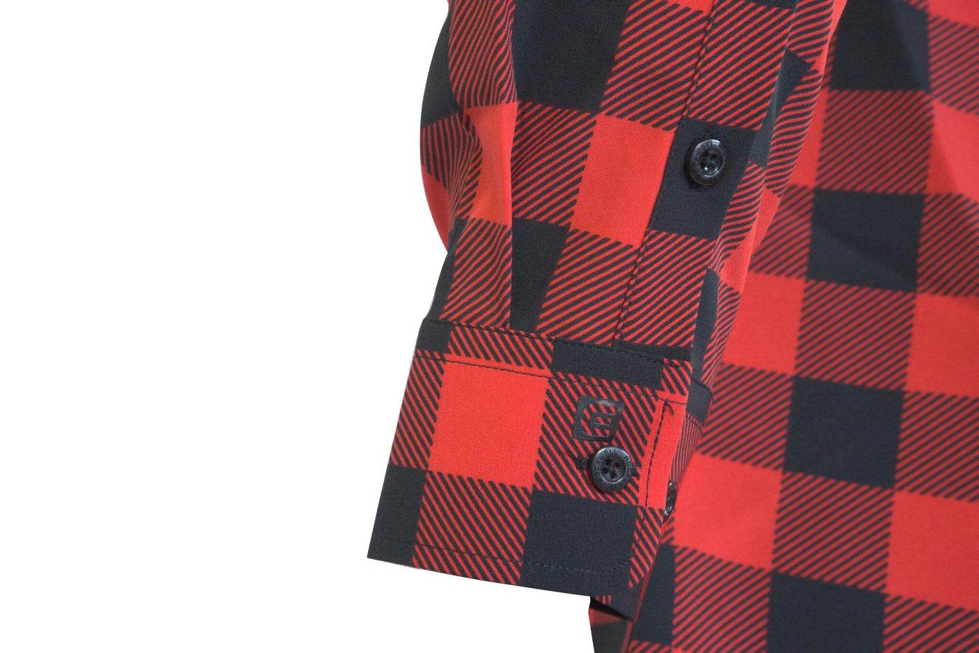 The Titan - Black/Red Plaid Long Sleeve by MyHackerTech