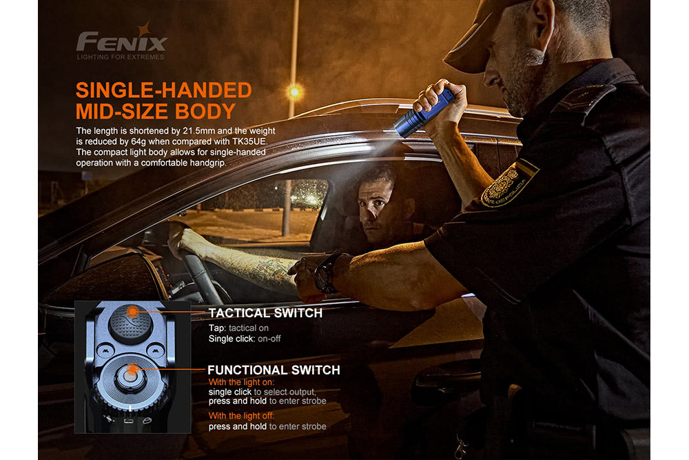 fenix 5000 lumen flashlight Fenix TK35UE V2.0 Flashlight