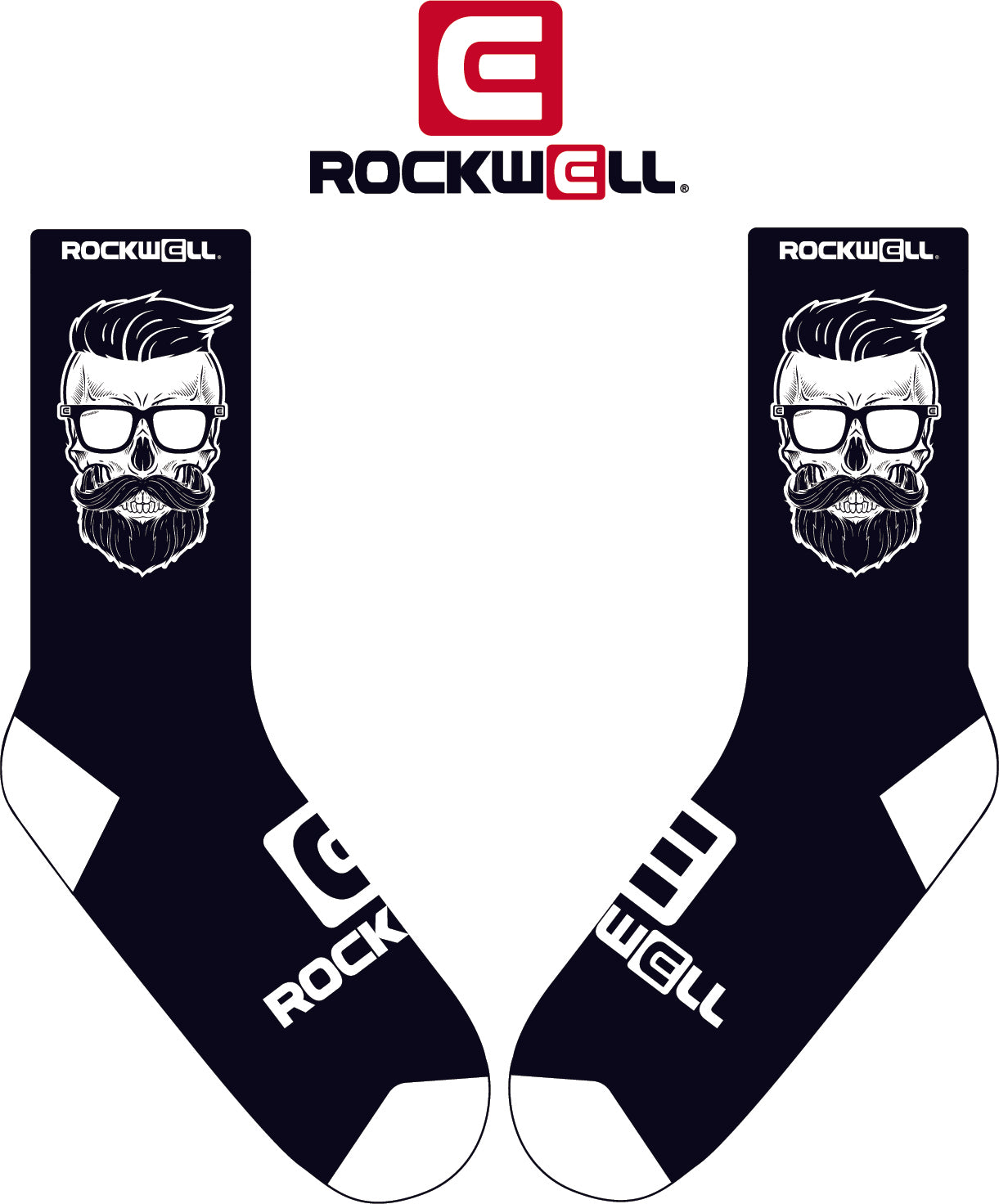 Crew Socks - Black Q by MyHackerTech