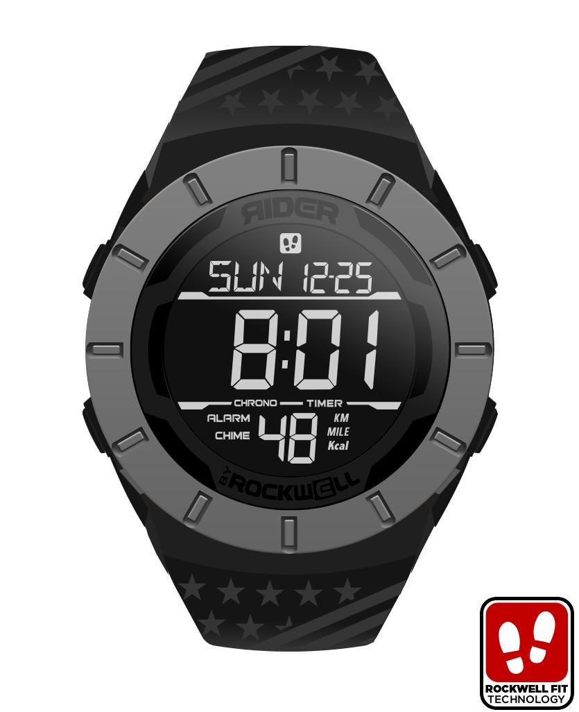 Coliseum Fit™ Halo Edition (Black/ Grey) Watch - Ryan Weaver by MyHackerTech