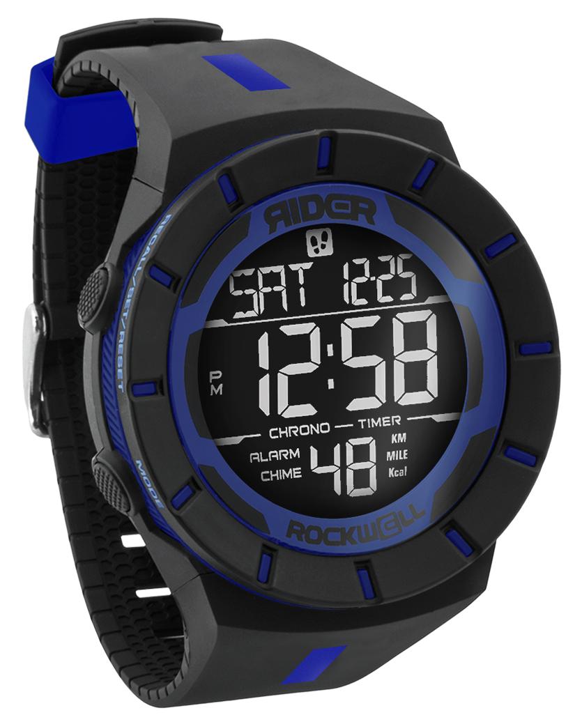 Coliseum Fit™ Police Edition (Black/Blue) Watch by MyHackerTech