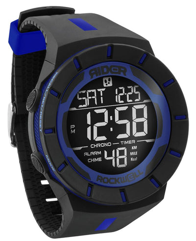 Coliseum Fit™ Police Edition (Black/Blue) Watch by MyHackerTech