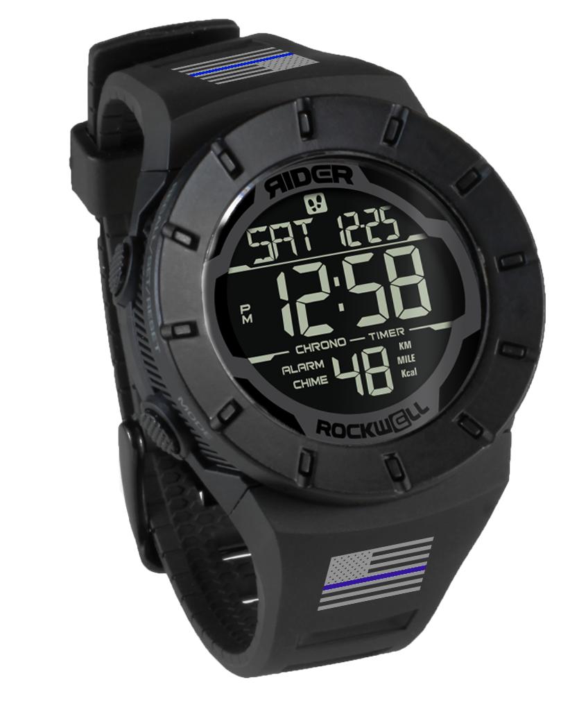 Coliseum Fit™ Forum - Police Freedom Edition (Phantom Black) Watch by MyHackerTech