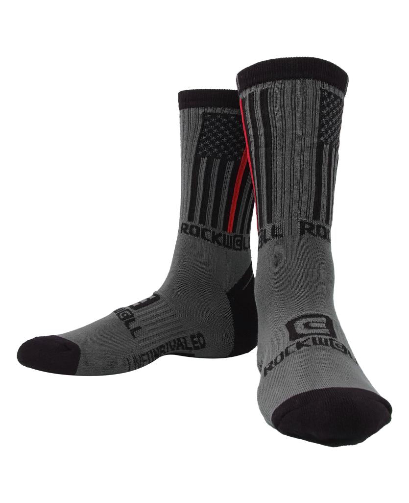 Firefighter Flag Socks by MyHackerTech