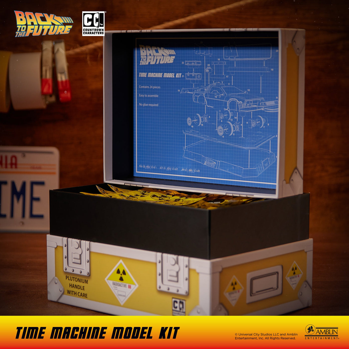 Back to the Future: Time Machine Model Kit by MyHackerTech