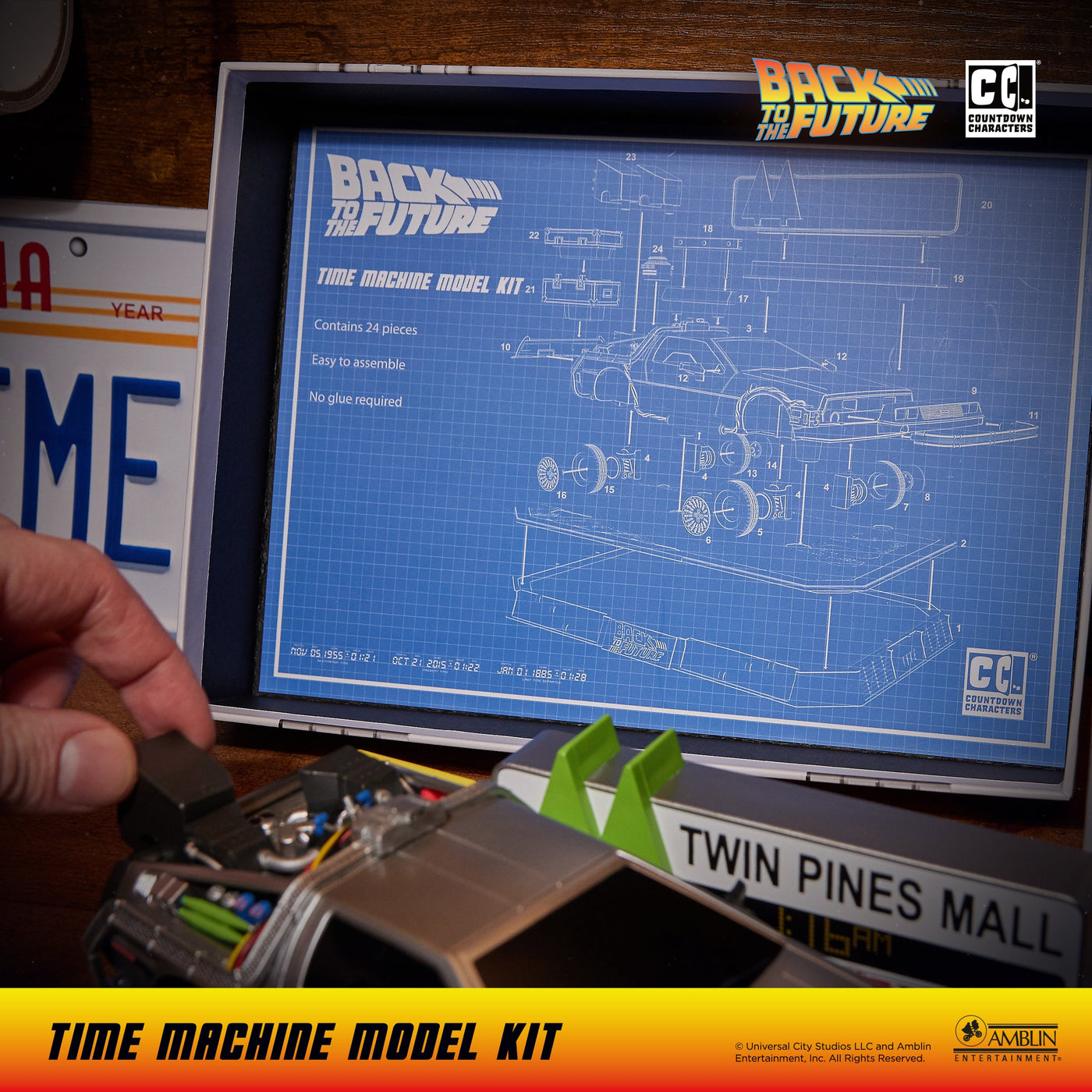 Back to the Future: Time Machine Model Kit by MyHackerTech