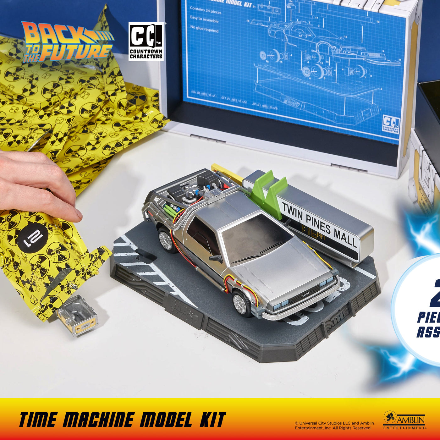 Back to the Future: Time Machine Model Kit by MyHackerTech