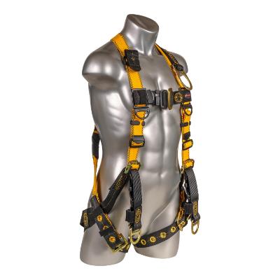 Kapture 5 Point Element Full Body Harness - Oil & Gas Derrick Series - 4 D-Rings - Tongue Buckle Legs - All Sizes by MyHackerTech
