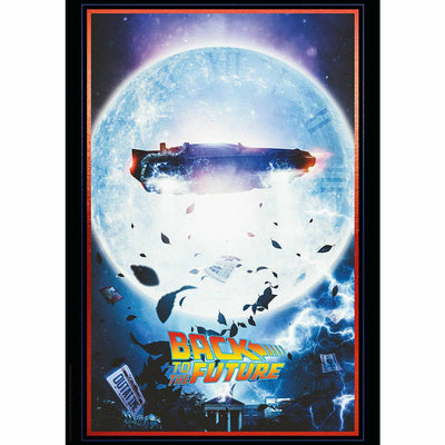 Back to the Future "A Flying DeLorean?!" Limited Edition Commemorative Print by MyHackerTech