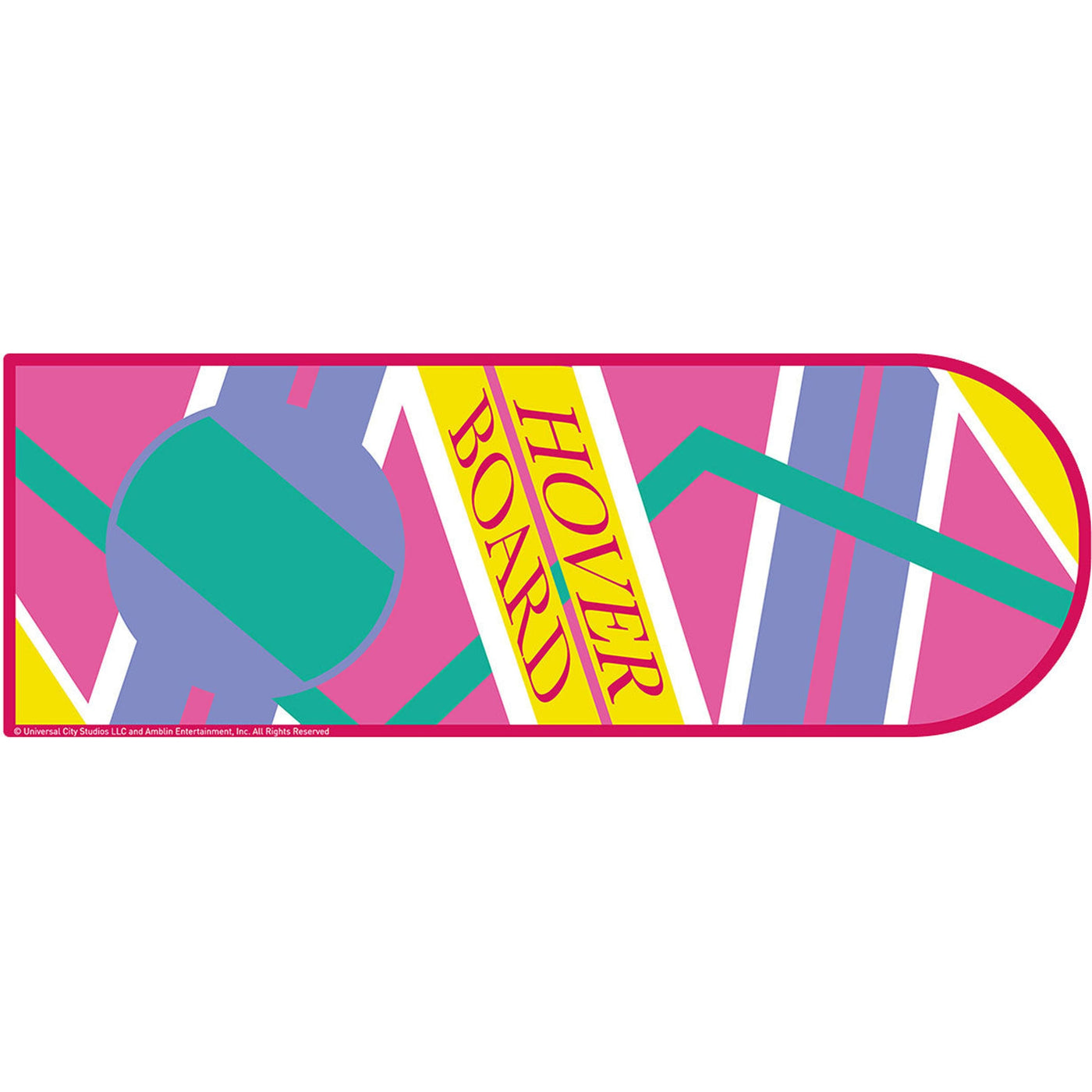 Back to the Future Part II XL Hoverboard Desk Pad and Coaster Set by MyHackerTech