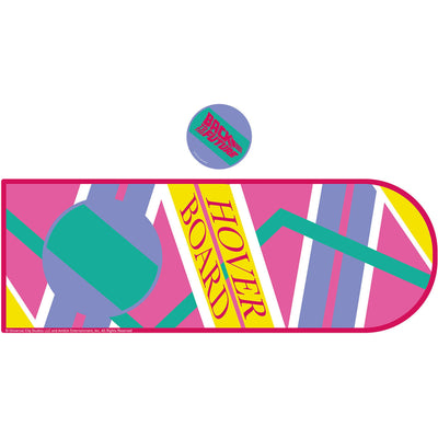 Back to the Future Part II XL Hoverboard Desk Pad and Coaster Set by MyHackerTech