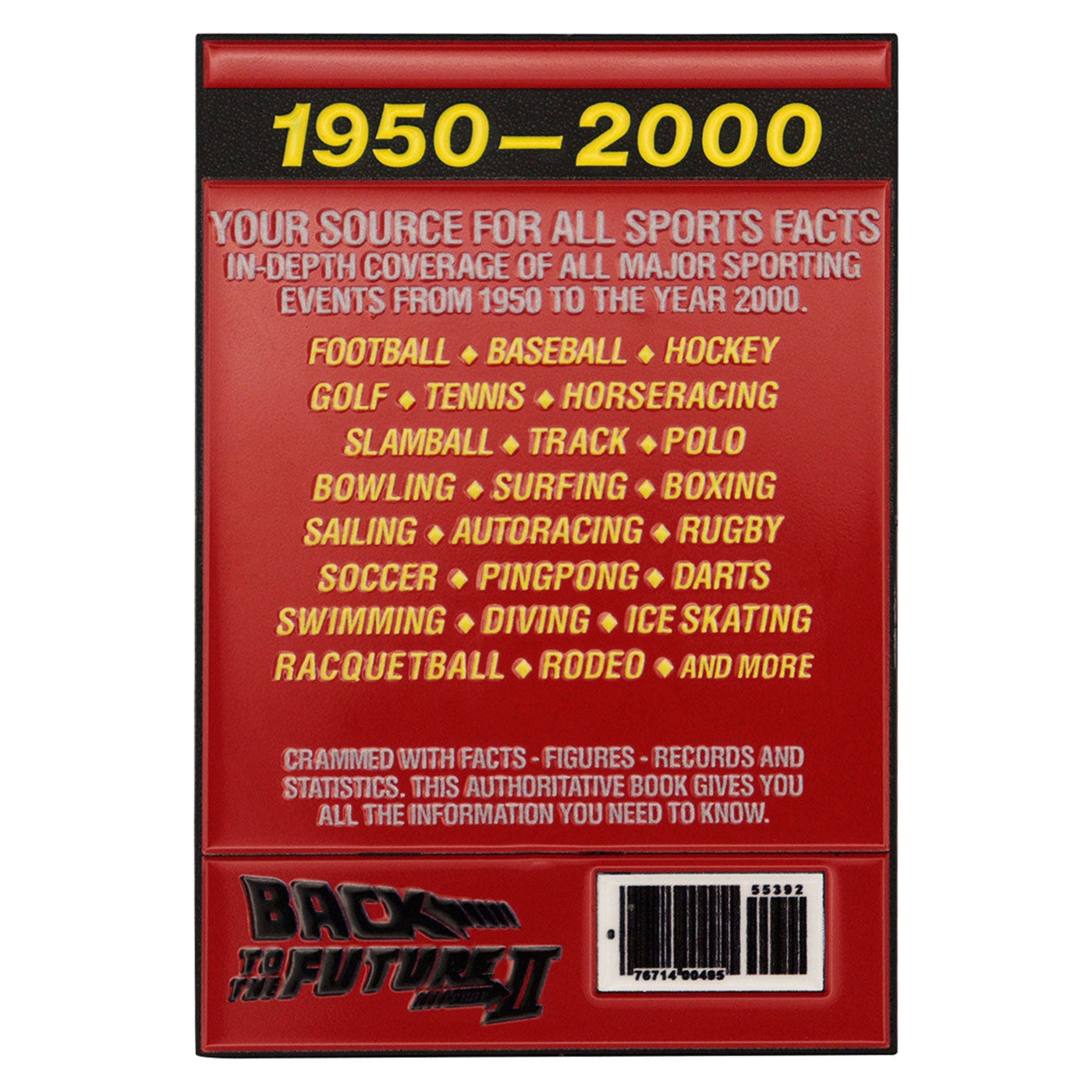 Back to the Future Part II Limited Edition Sports Almanac Ingot by MyHackerTech