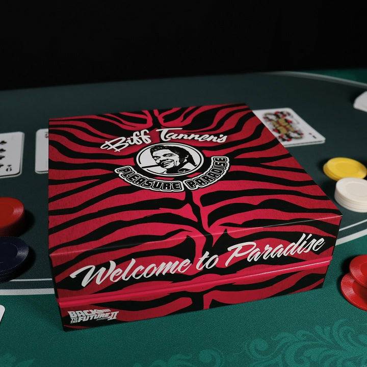 Back to the Future Part II Limited Edition Biff Tannen's Pleasure Paradise "Welcome to Paradise" Gift Box by MyHackerTech