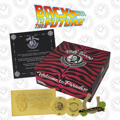 Back to the Future Part II Limited Edition Biff Tannen's Pleasure Paradise "Welcome to Paradise" Gift Box by MyHackerTech