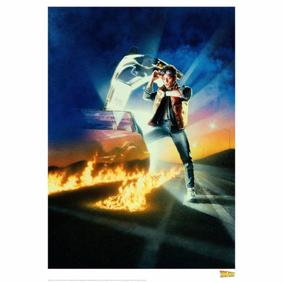 Back to the Future "Classic Movie Art" Limited Edition Commemorative Print by MyHackerTech