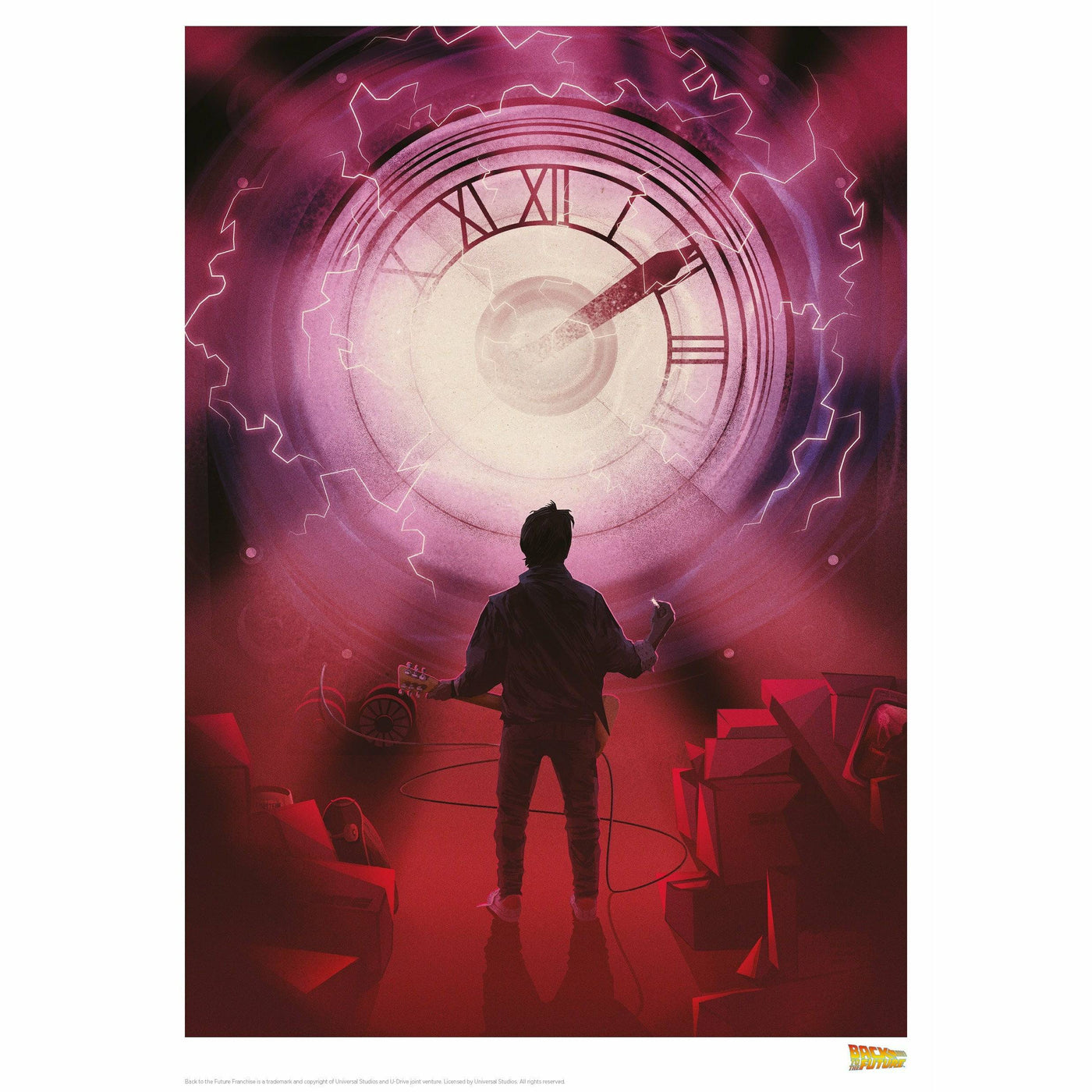 Back to the Future "Too Darn Loud" Limited Edition Commemorative Print by MyHackerTech