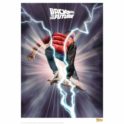 Back to the Future "Hang Time" Limited Edition Commemorative Print by MyHackerTech
