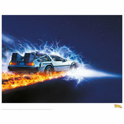 Back to the Future Part II "Car Stars" Limited Edition Commemorative Print by MyHackerTech