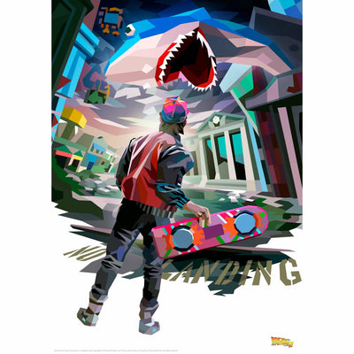 Back to the Future Part II "Fake Shark" Limited Edition Commemorative Print by MyHackerTech