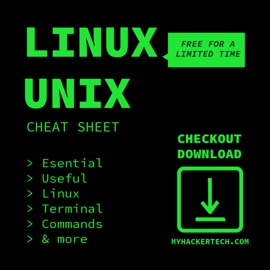 Essential and Useful Linux Unix Cheat Sheet – MyHackerTech