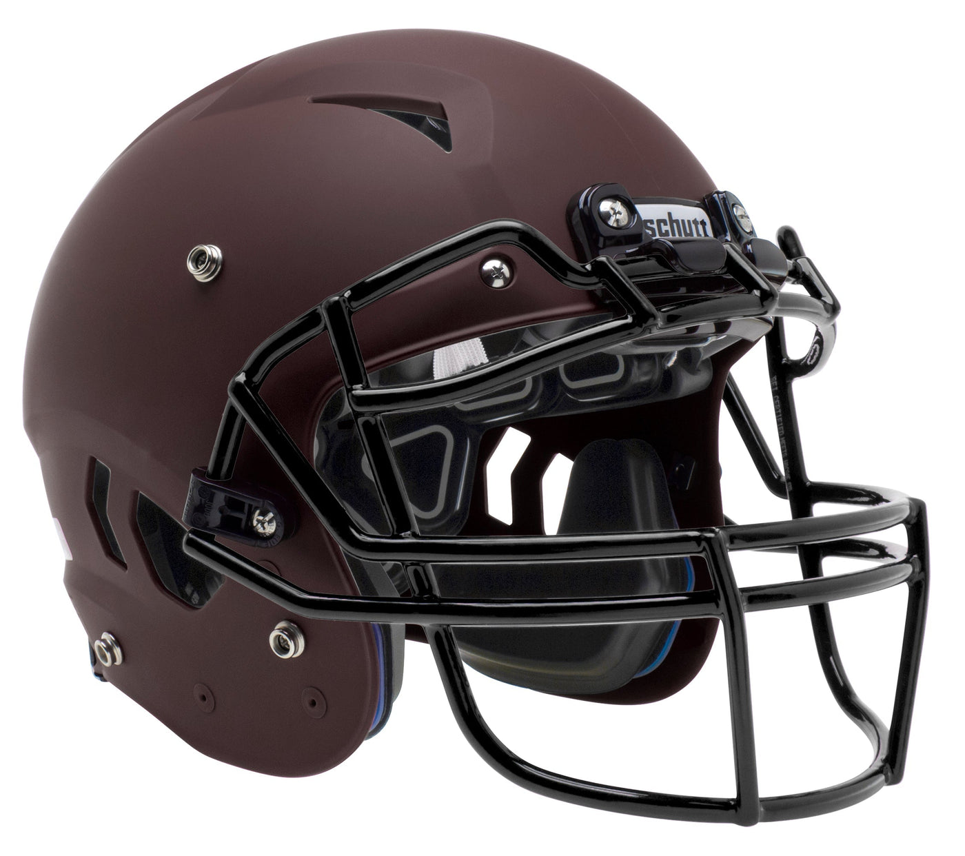 flat maroon football helmets Schutt Vengeance A11 2.0 Youth Matte Football Helmet