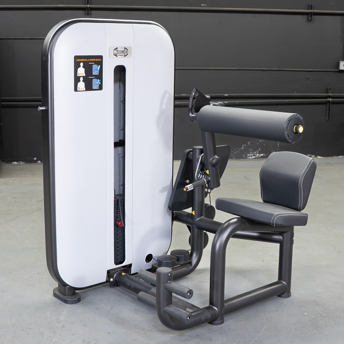 Vogue Selectorized AB/Back Combo | Muscle D Fitness Core Machine by ...