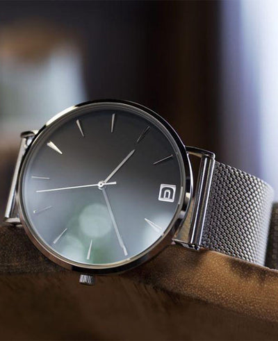 Voyager (Silver/Black) Watch by MyHackerTech