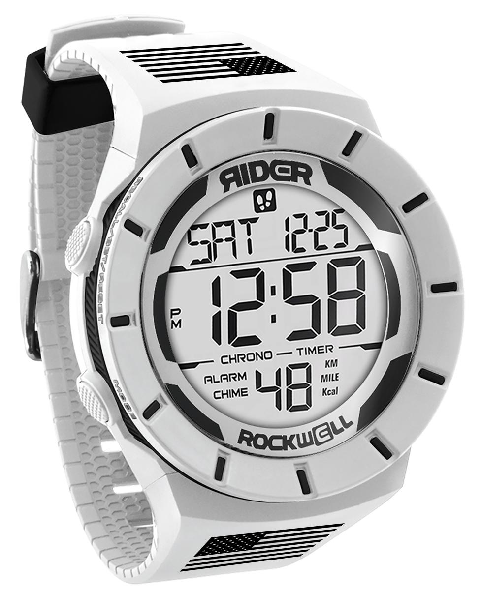 Coliseum Fit™ Freedom Edition (White/Black) Watch by MyHackerTech