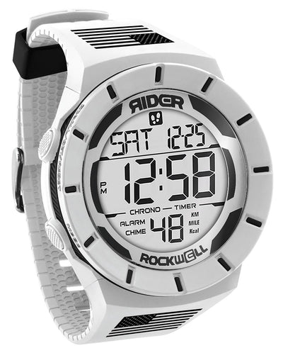 Coliseum Fit™ Freedom Edition (White/Black) Watch by MyHackerTech