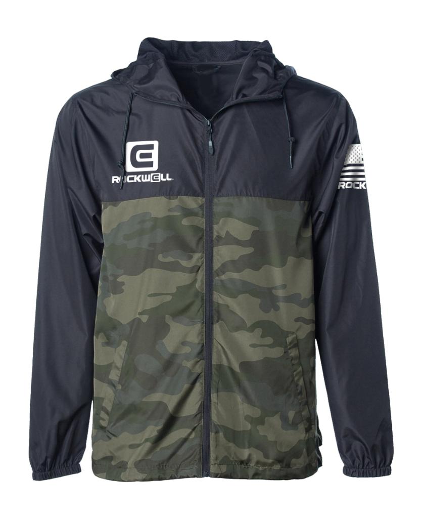 Windbreaker (Black/Green Camo) by MyHackerTech