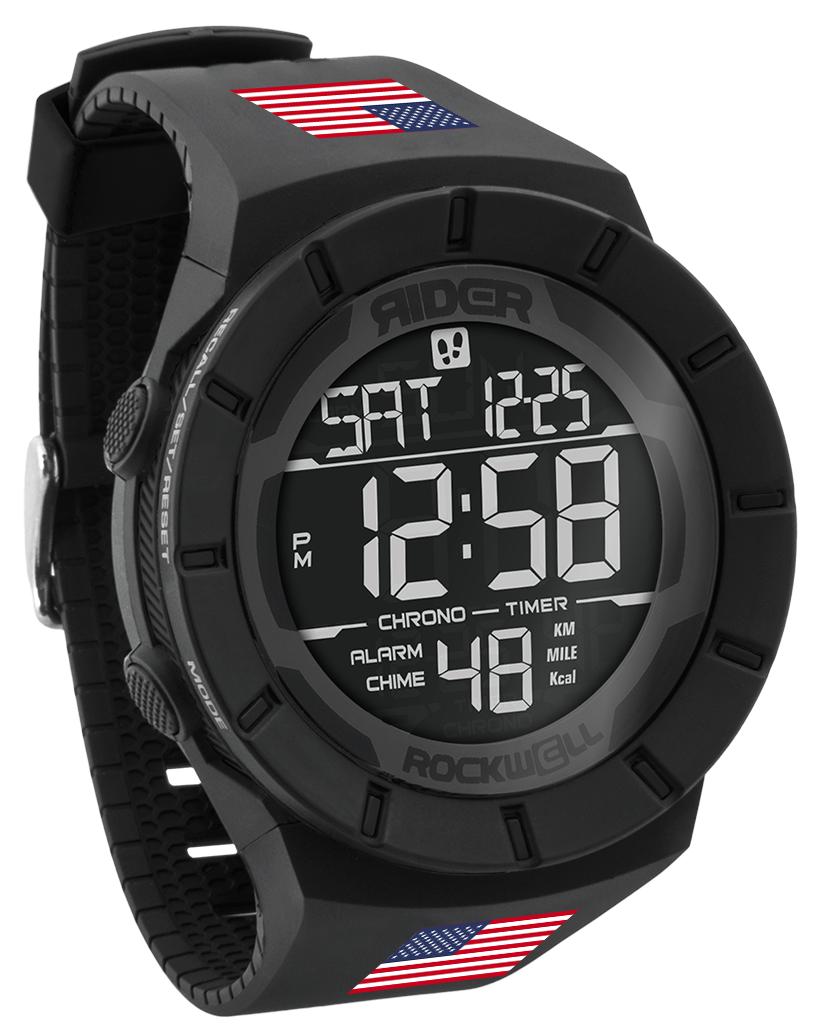 Coliseum Fit™ Flags of The World Edition N-Z (Phantom Black) Watch by MyHackerTech