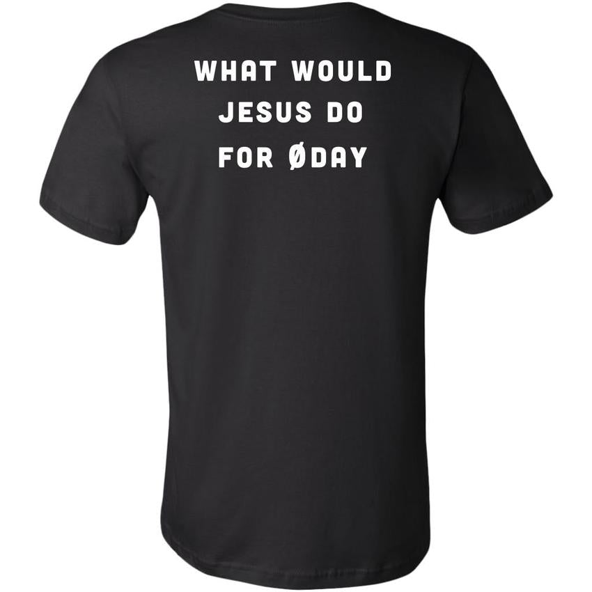 What would Jesus do for 0day - Canvas Mens Shirt by MyHackerTech
