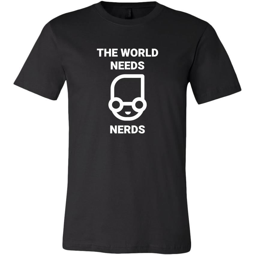 The world needs nerd - Canvas Mens Shirt by MyHackerTech