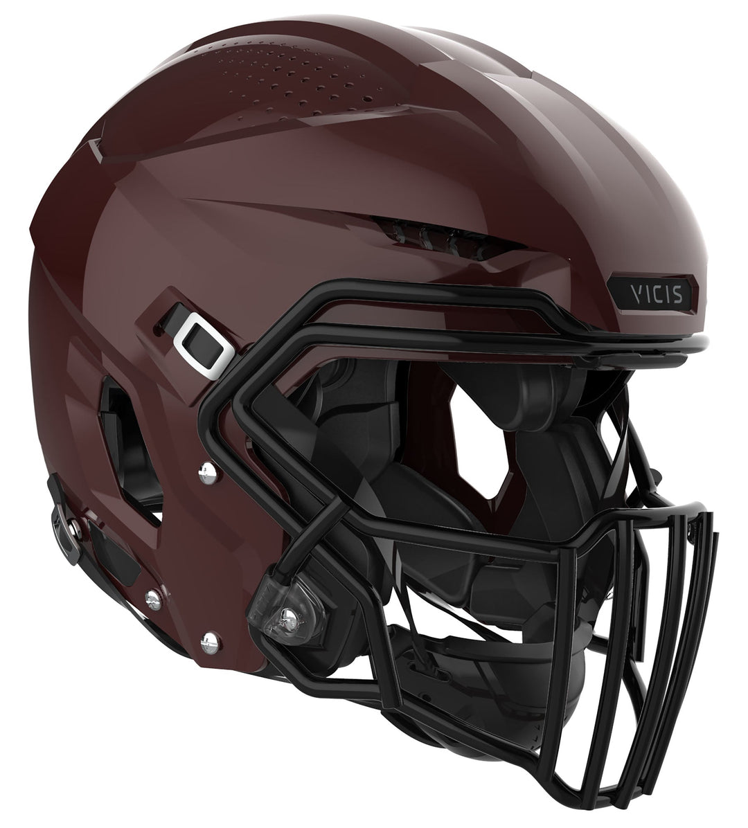 02 trench football helmet Vicis Adult Zero2 Elite Trench Football Helmet with Titanium Facemask &  Oakley Eyeshield by MyHackerTech