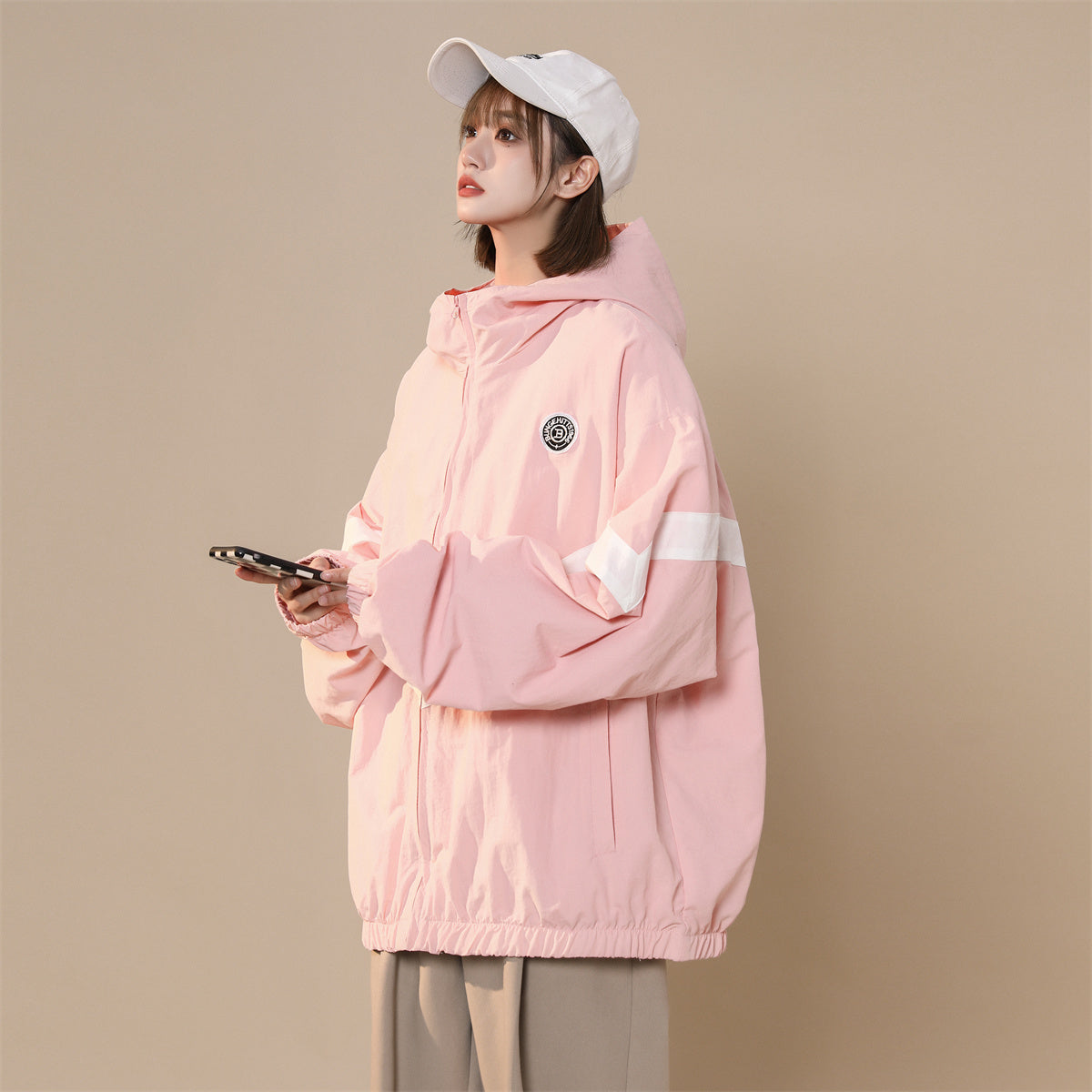 Women's Graduate Casual Windbreaker Jacket by MyHackerTech